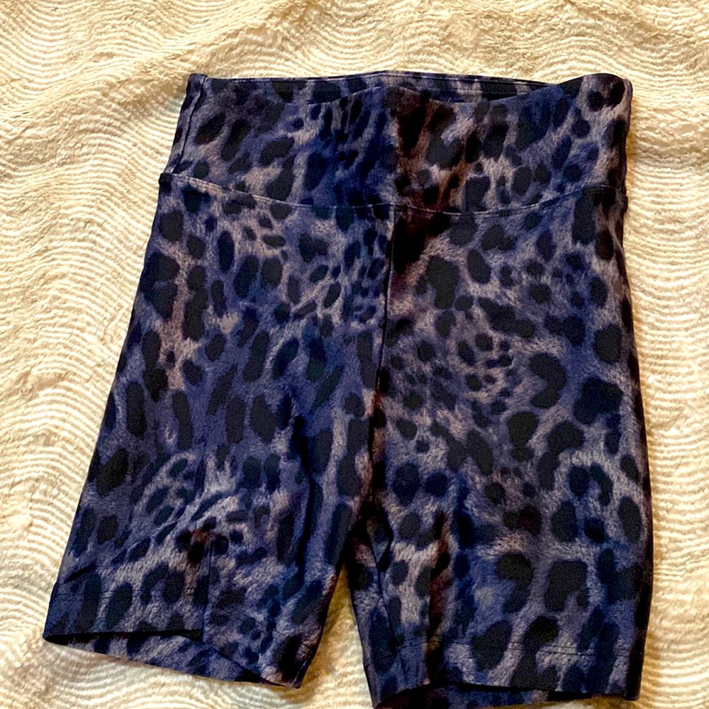 Koral Slalom High Rise Cheetara Shorts in Blue Cheetara
